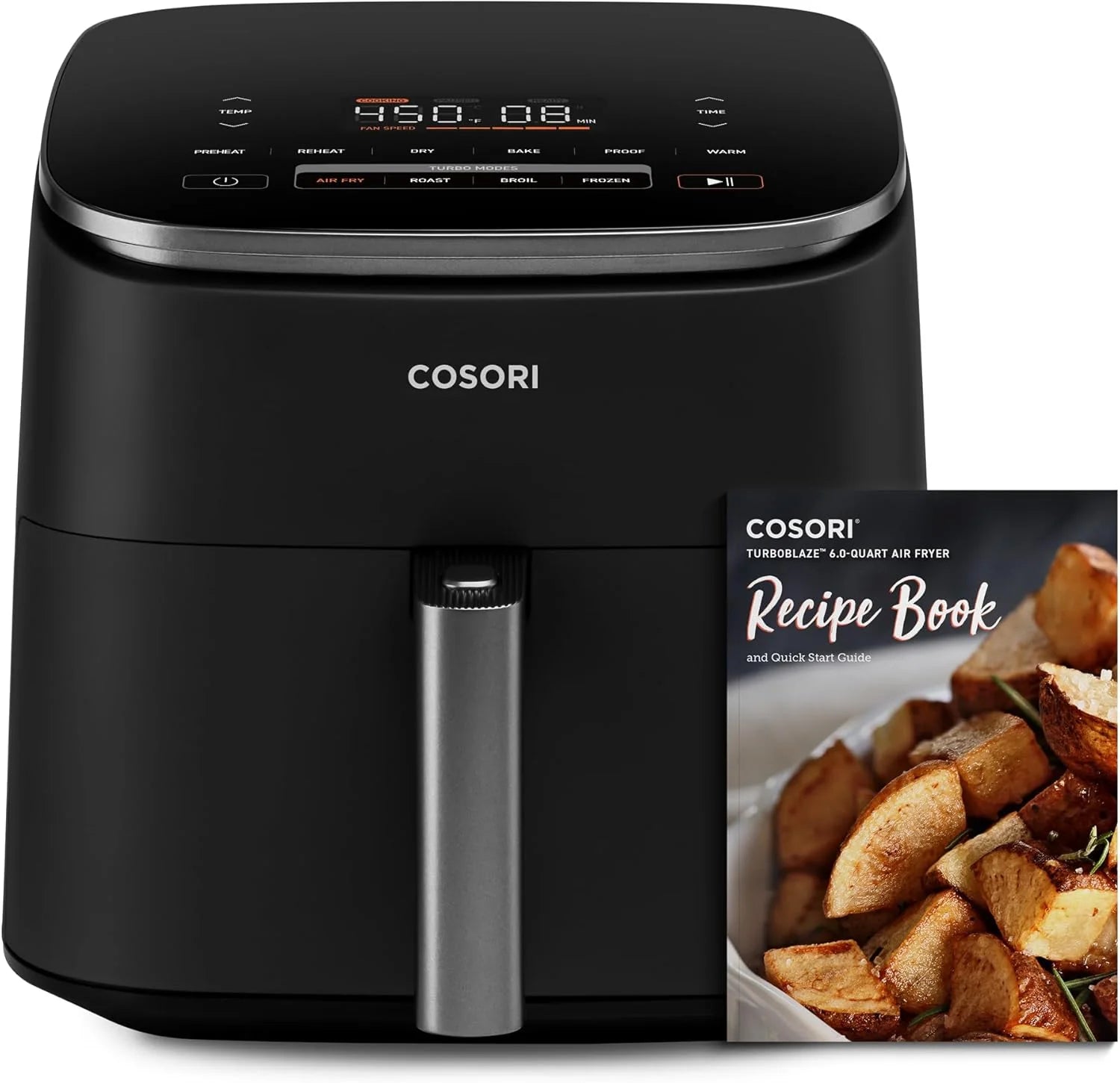 COSORI Pressure Cooker 6 qt, 9-in-1 Instant Multi Kitchen Appliances, Safer Venting Design, Rice Cooker, Slow Cooking Pot, Sous Vide, Saute Pot, 1100W, Stainless Steel
