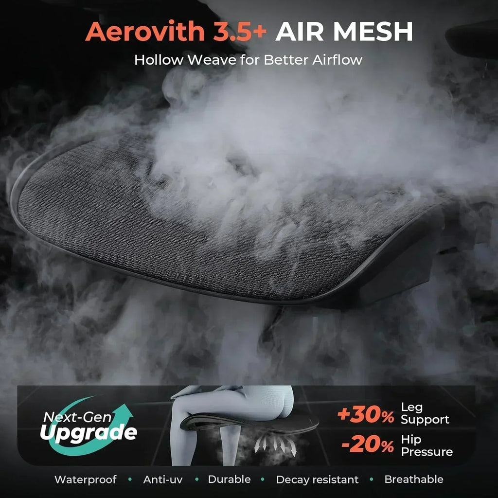 Ergonomic Mesh Office Chair with Adjustable Lumbar High Back Desk Chair 400 lbs