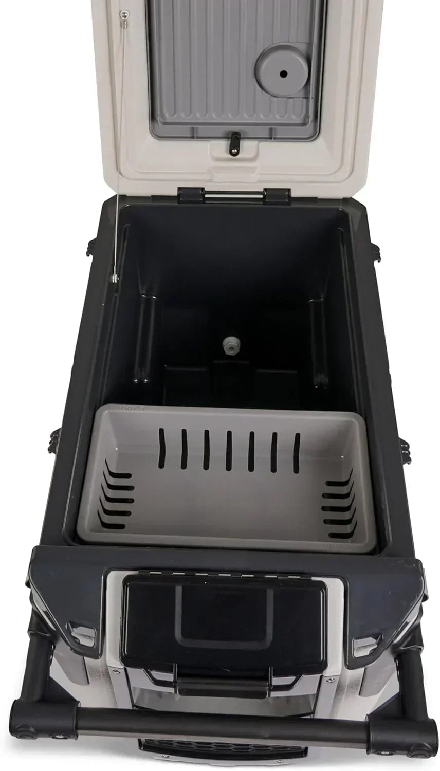 70Qt Wheeled Cooler Insulated Hard Shell Ice Chest