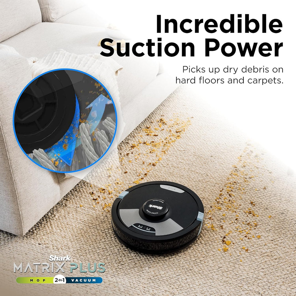 AI Robot Vacuum with XL HEPA Self-Empty Base Bagless 60-Day Capacity LIDAR Navigation