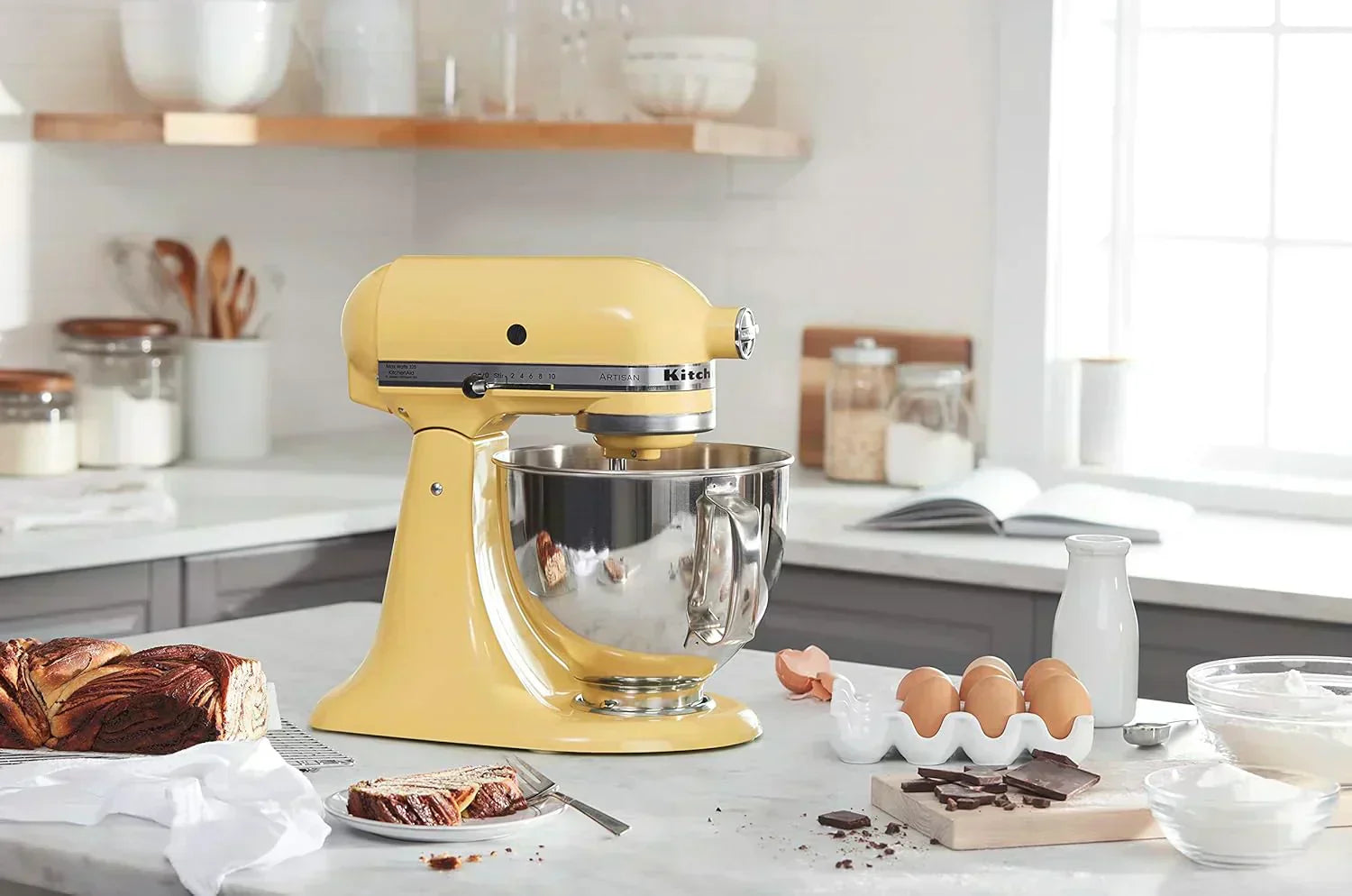 KitchenAid Artisan 5-Quart Tilt-Head Stand Mixer with Pour Flap