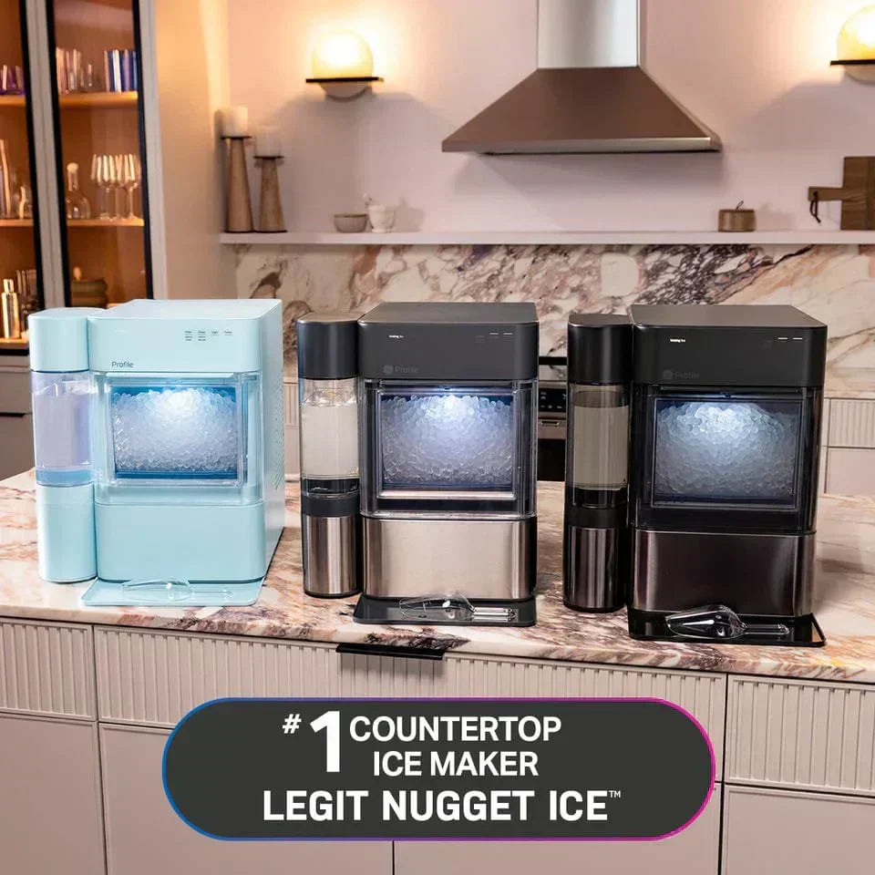 GE Profile Opal 2.0 XL with 1 Gallon Tank Chewable Crunchable Countertop Nugget Ice Maker