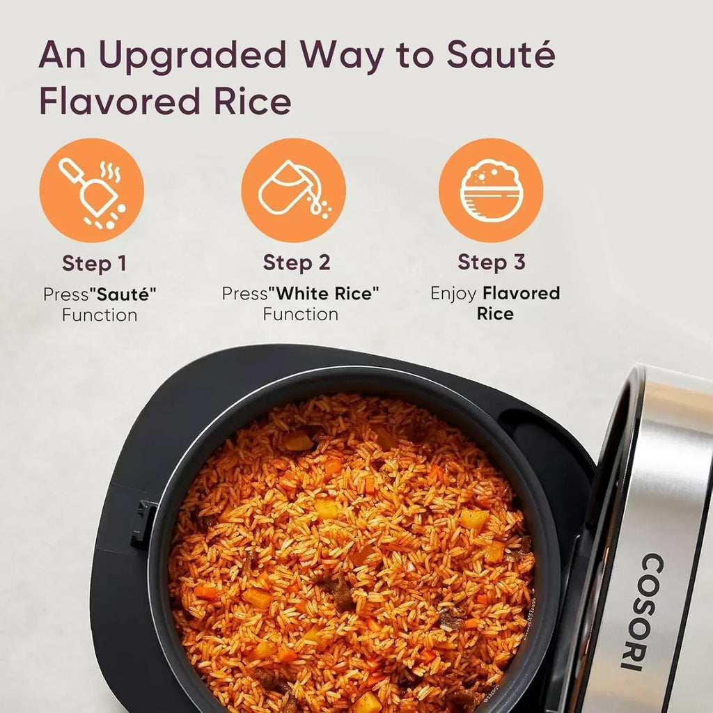COSORI 10-Cup Rice Cooker with 24-Hour Heat Keeping and Non-Stick Ceramic Inner Pot