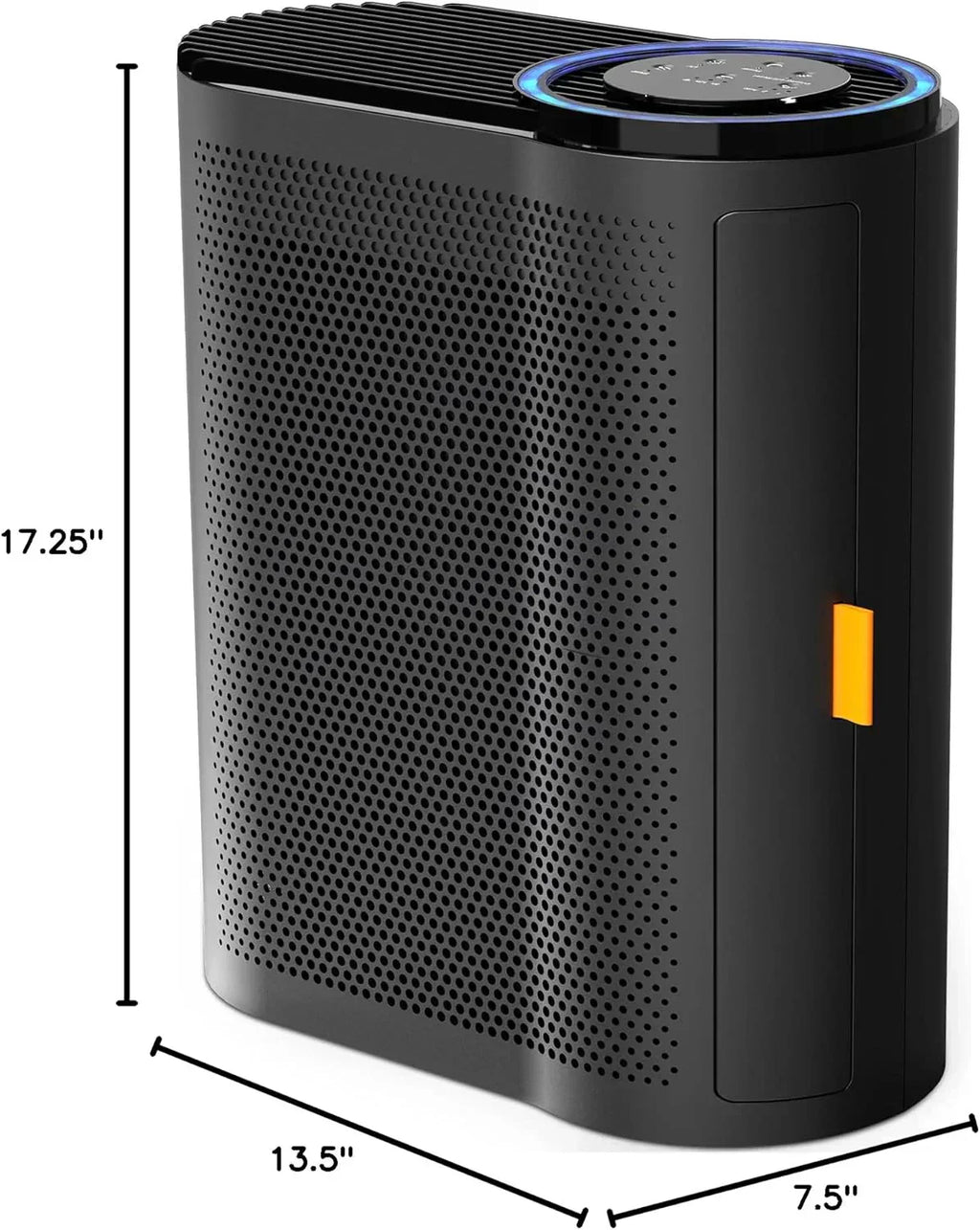 Home air purifier equipped with air quality sensor
