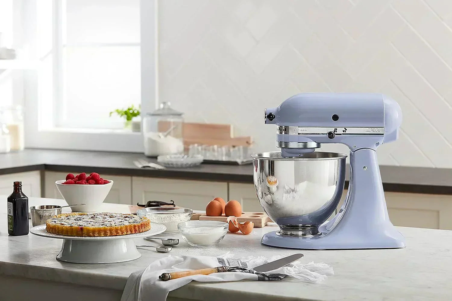 KitchenAid Artisan 5-Quart Tilt-Head Stand Mixer with Pour Flap