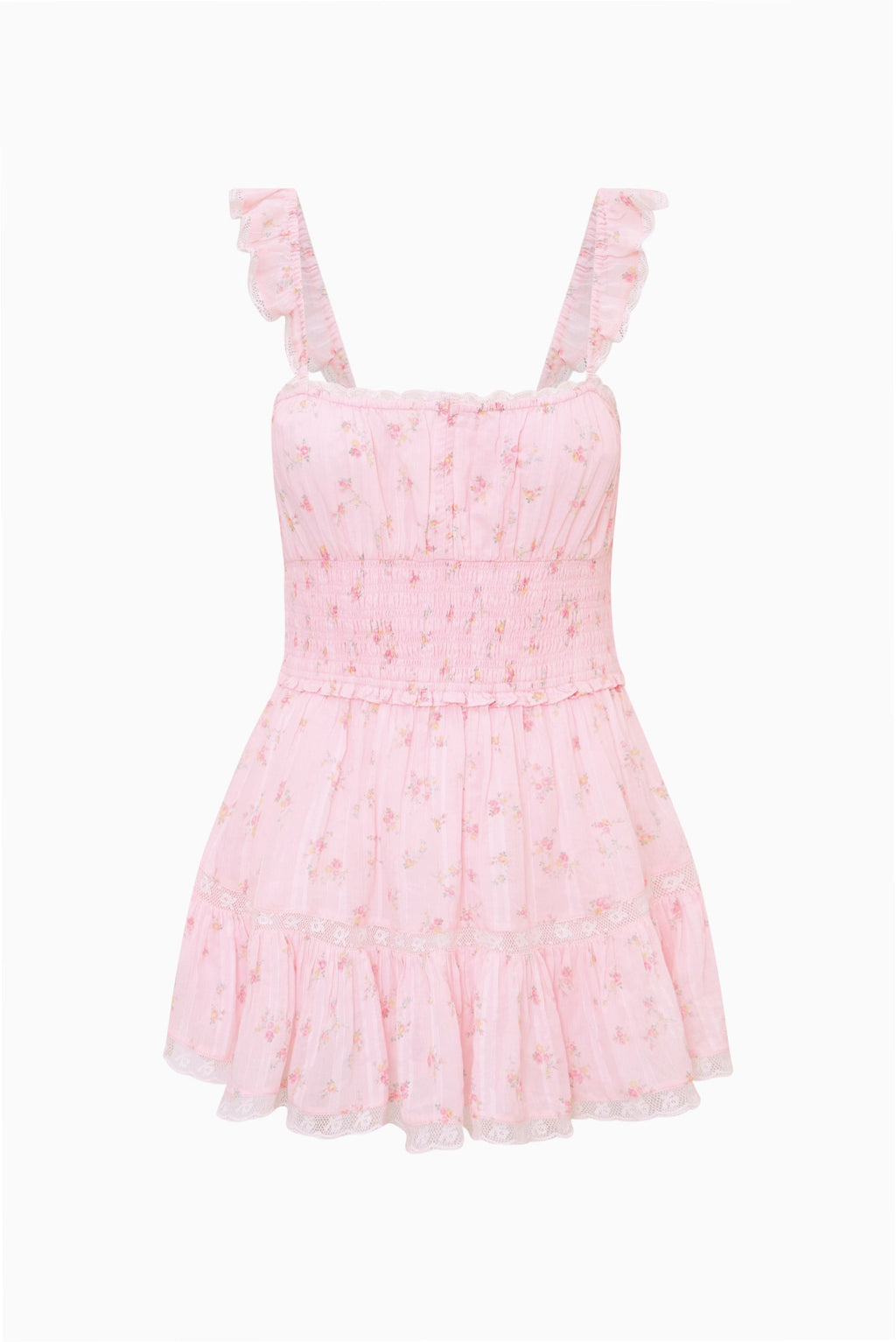 Maralina Floral Cotton Mini Dress
