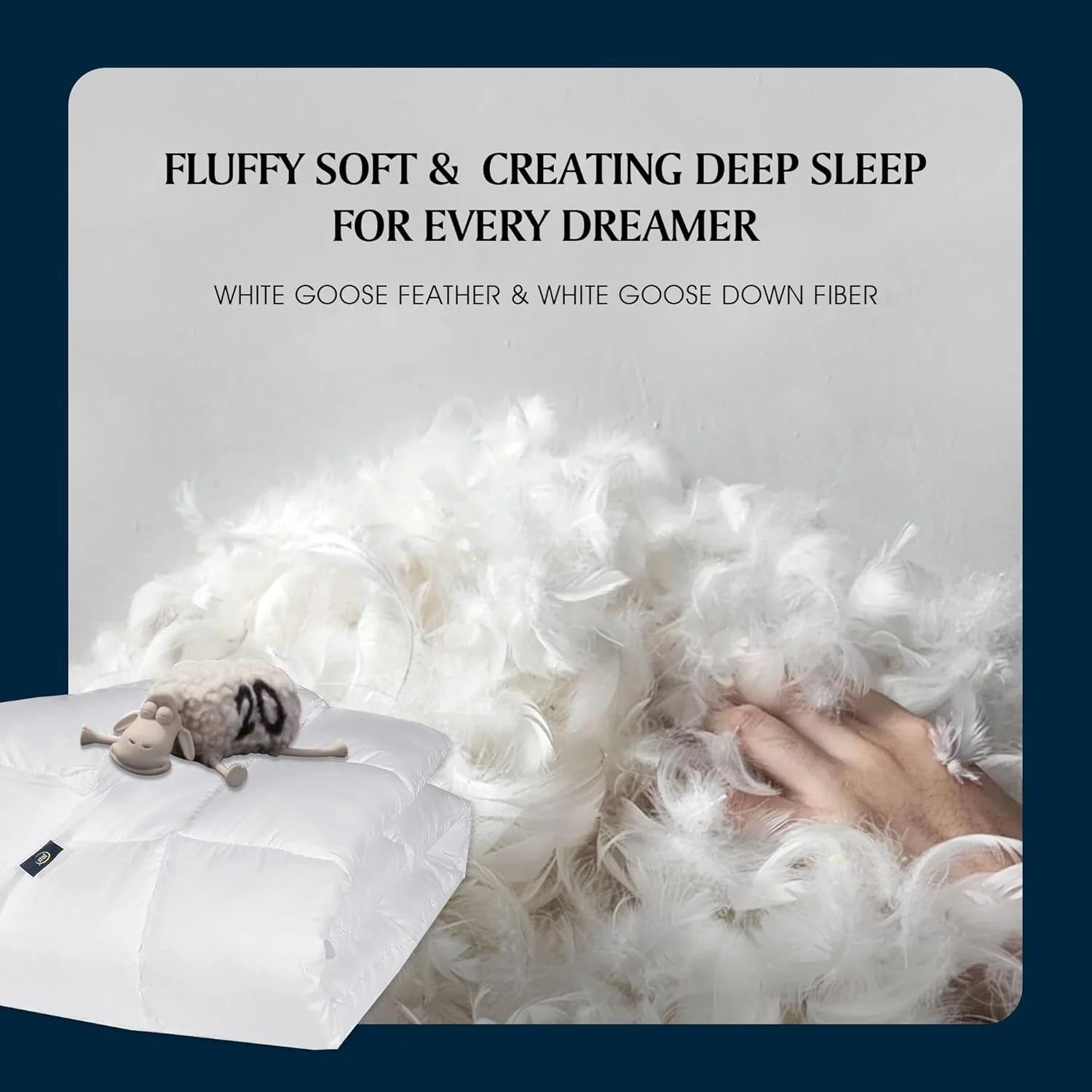Luxury hypoallergenic duvet