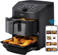 Dual Basket Air Fryer Oven 11 Quart 8 in 1 Functions Clear Window Smart Sync Finish Works