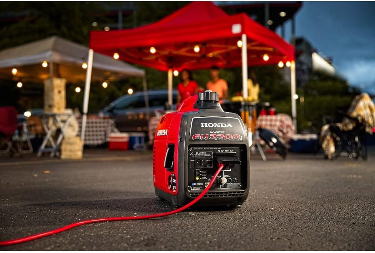 Honda 664240 EU2200i 2200 Watt Portable Inverter Generator with Co-Minder