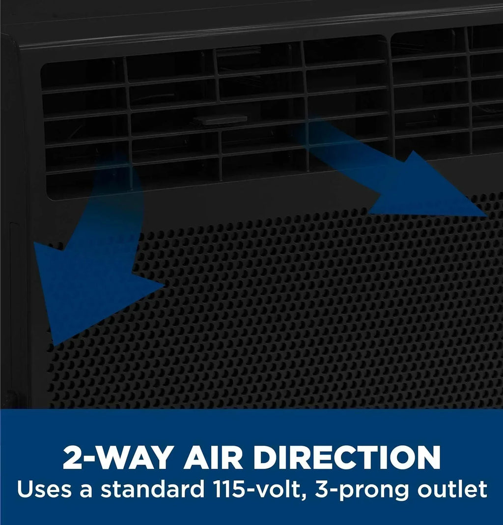 GE Window Air Conditioner Unit 5,000 BTU for Small Rooms up to 150 sq ft Manual Adjustable Fan