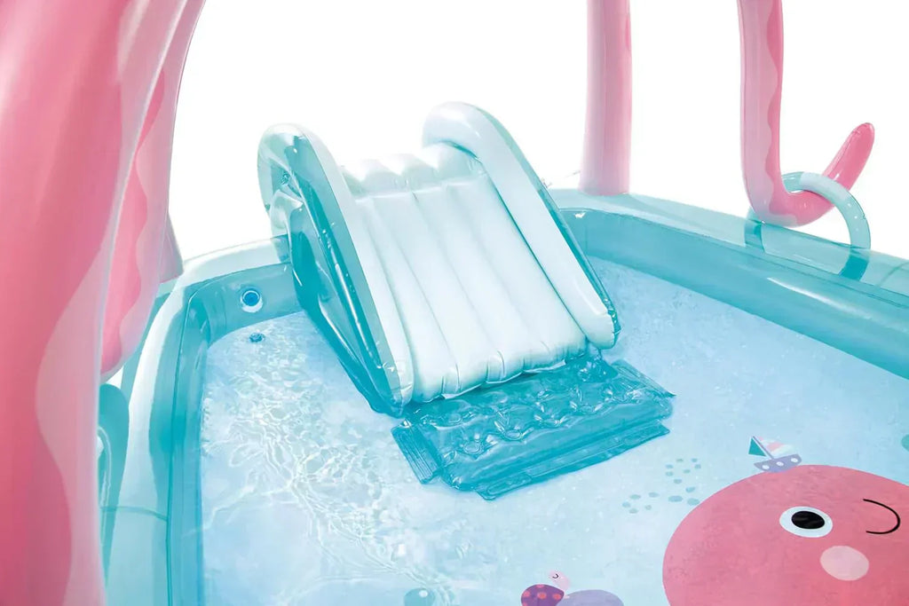 Intex 96 x 78 x 28 Inflatable Jungle Adventure Play Center Spray Kiddie Pool Water Slide