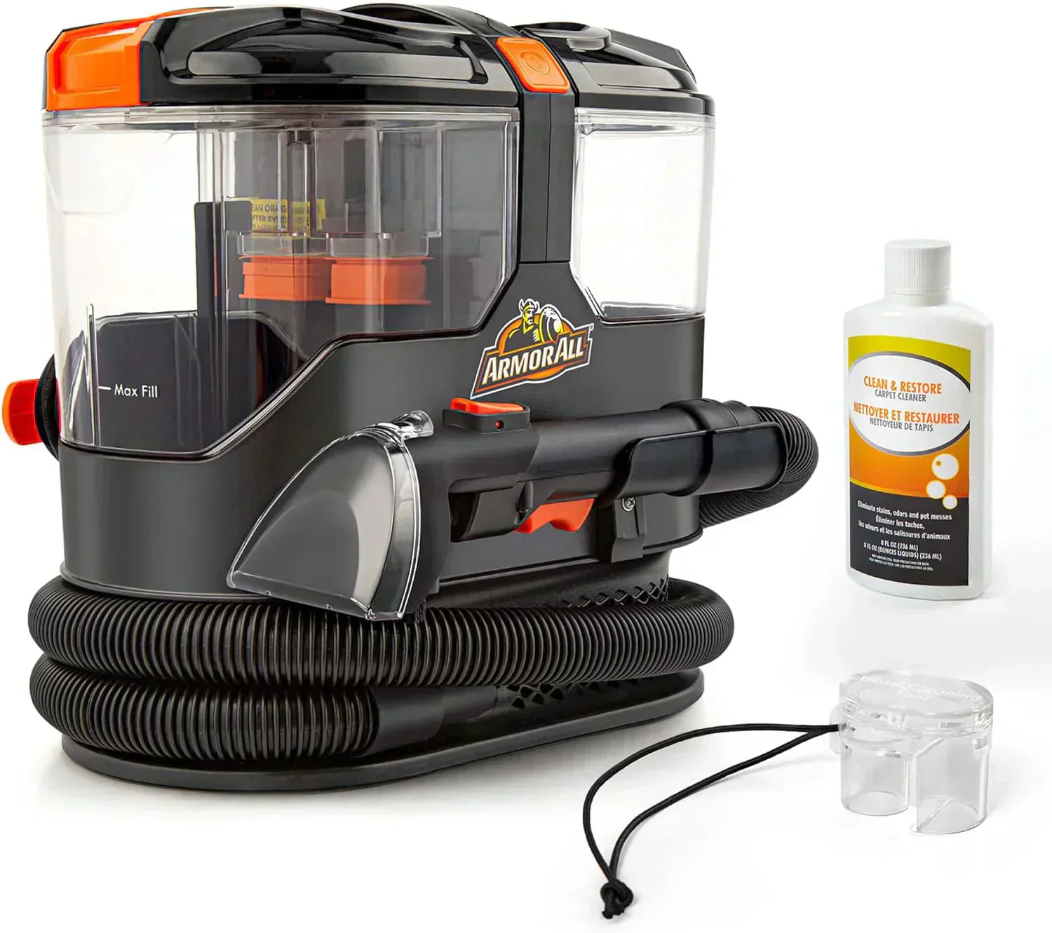 Armor All SCA702 901 Portable Spot Cleaner for Car Cleaning Carpet Upholstery Stains